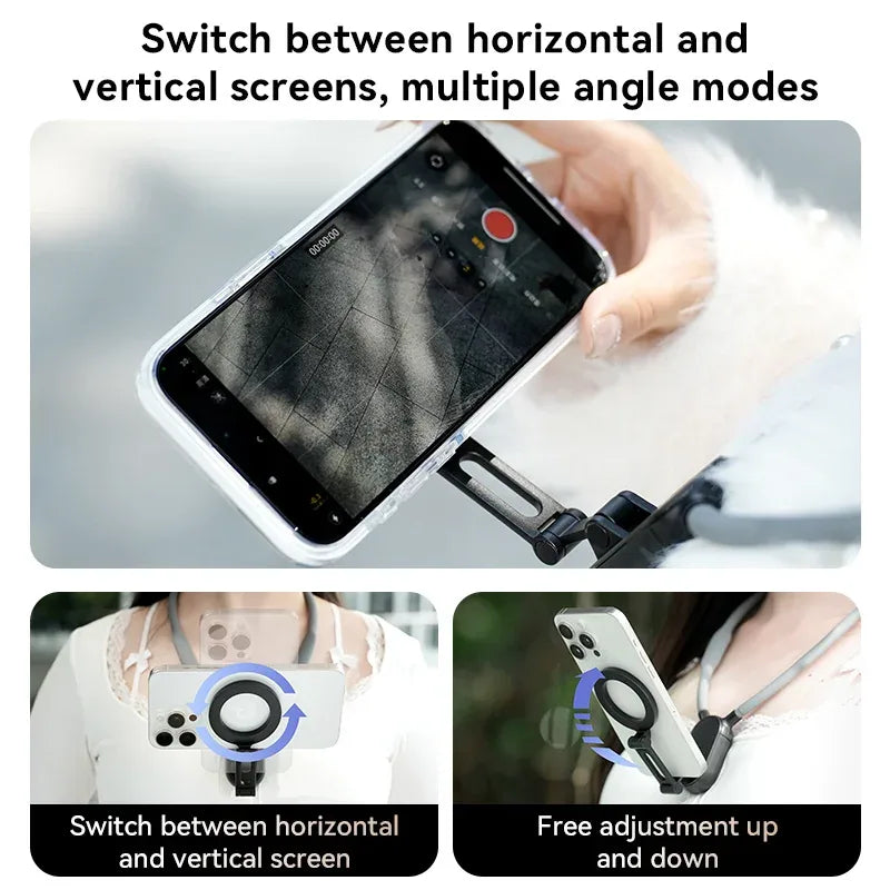 Magnetic Quick-Release Phone Neck Mount