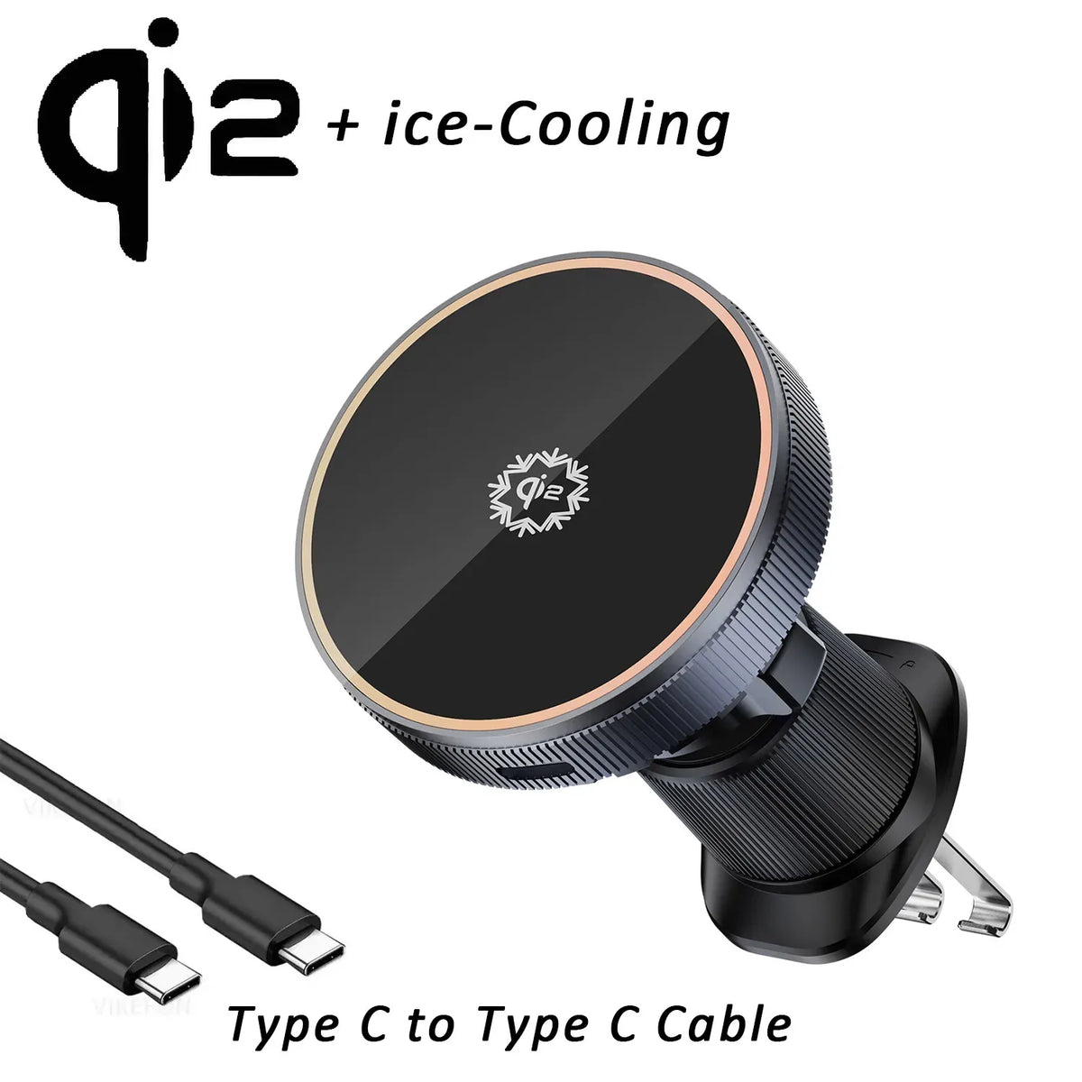 Ice-Cooling Magnetic Wireless Car Charger
