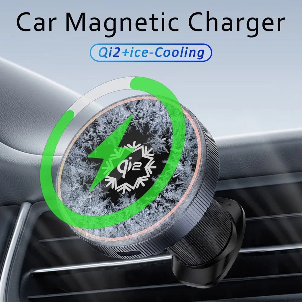 Ice-Cooling Magnetic Wireless Car Charger