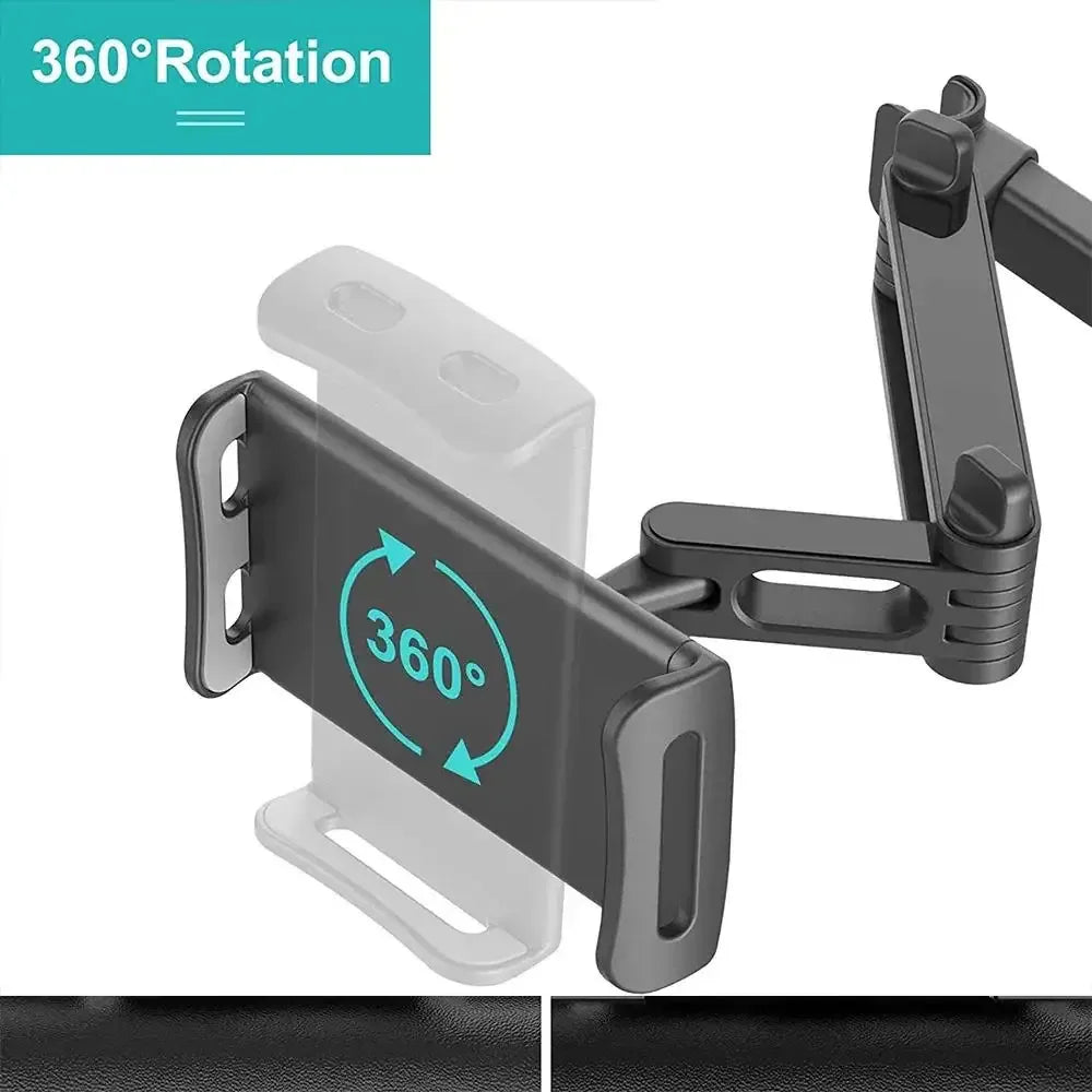 360° Rotating Car Headrest Tablet Mount