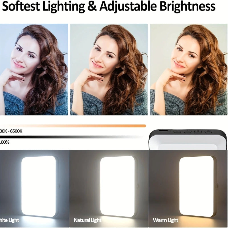 Rechargeable Magnetic Clip-On Selfie Light