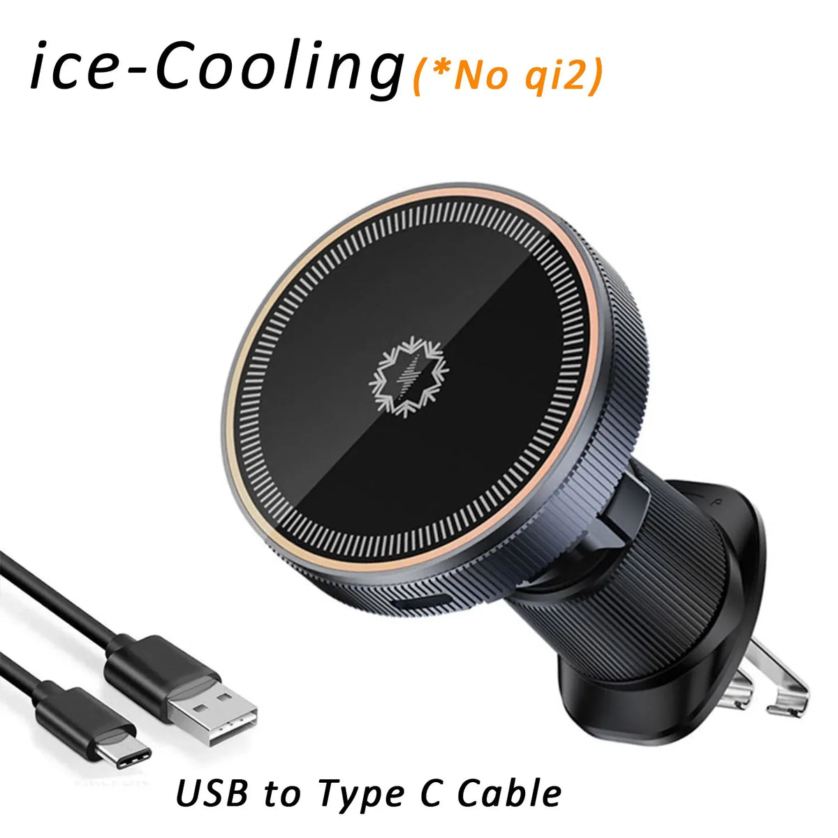 Ice-Cooling Magnetic Wireless Car Charger