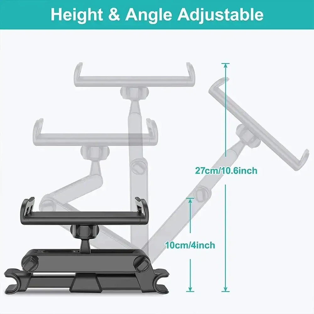 360° Rotating Car Headrest Tablet Mount
